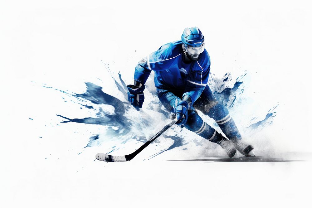 Ice hockey sports skiing helmet.