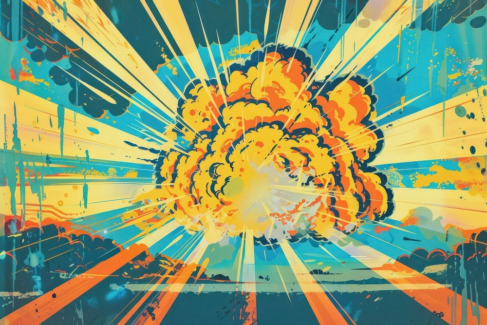 Bomb burst art backgrounds abstract.