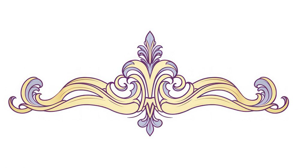 Ornament divider lavender pattern art creativity.