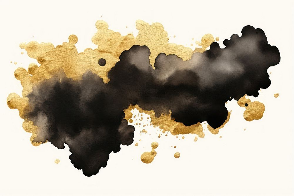 Black color cloud backgrounds painting ink.