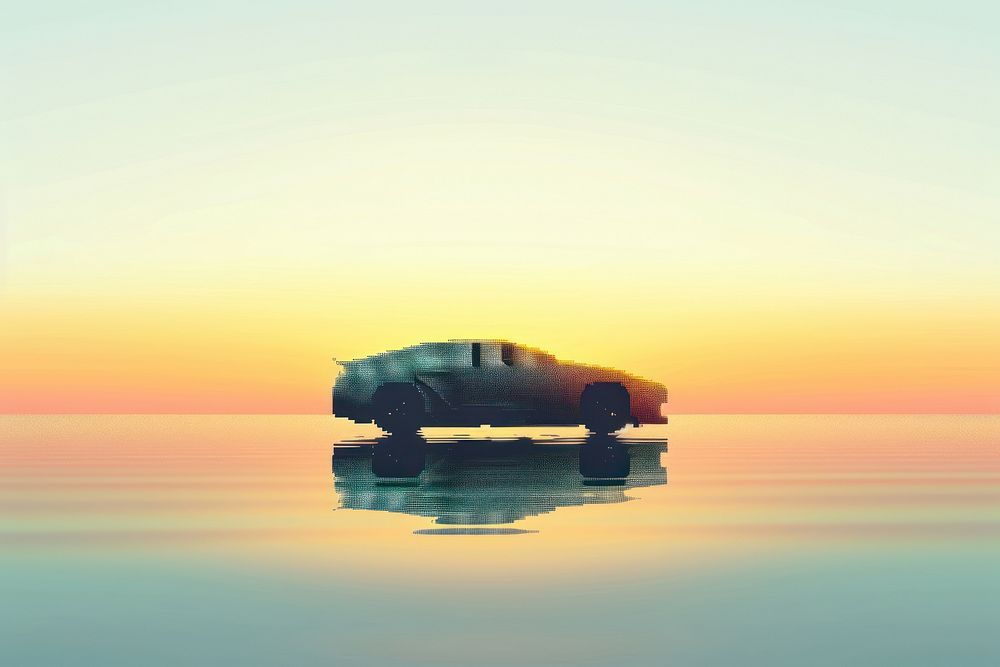 Abstract background outdoors horizon vehicle.