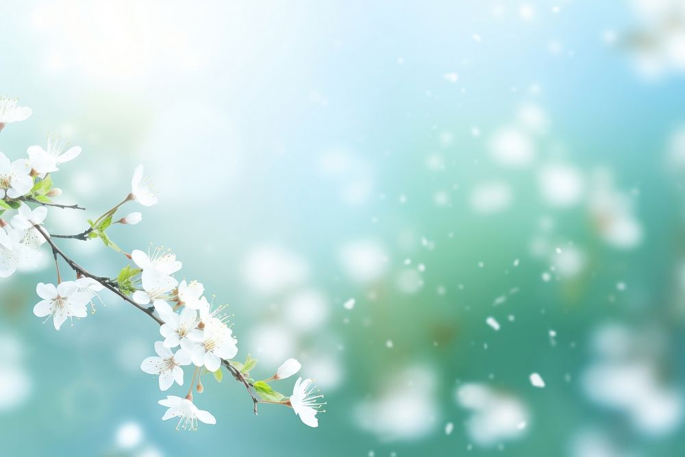 Abstract background outdoors blossom flower.