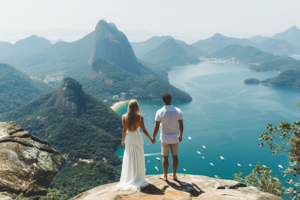 Brazil couple outdoors nature adult.