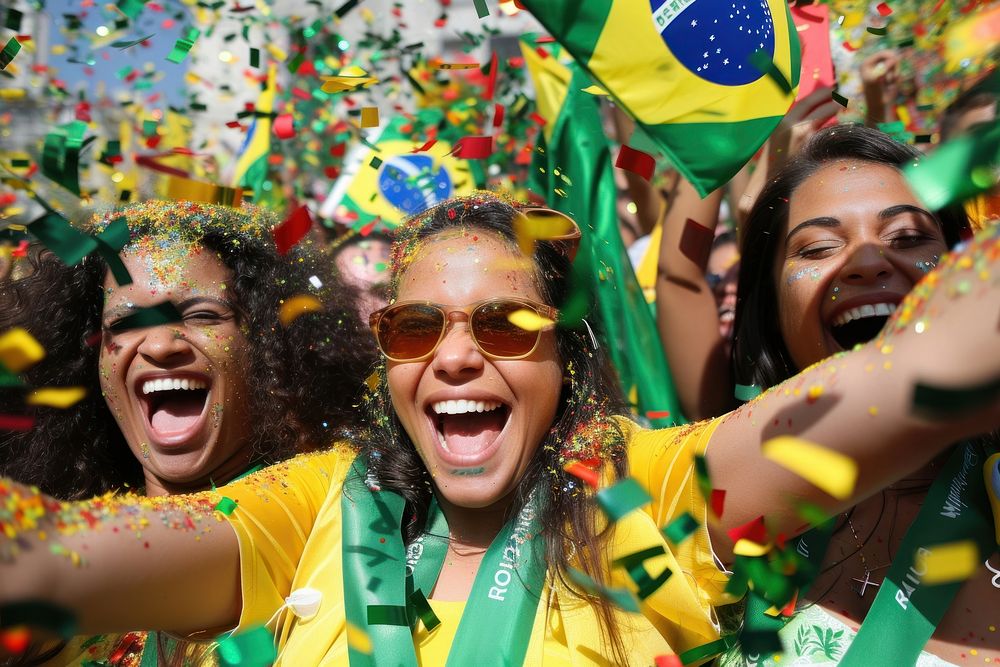 Brazil celebrate adult togetherness celebration.