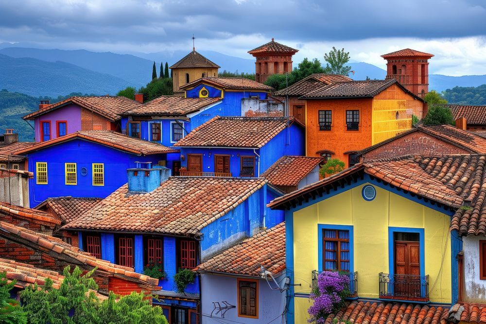 Brazil town architecture outdoors building.