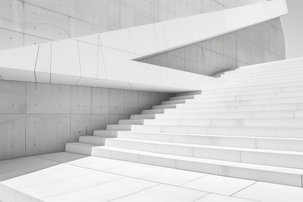 Building architecture staircase daylighting.