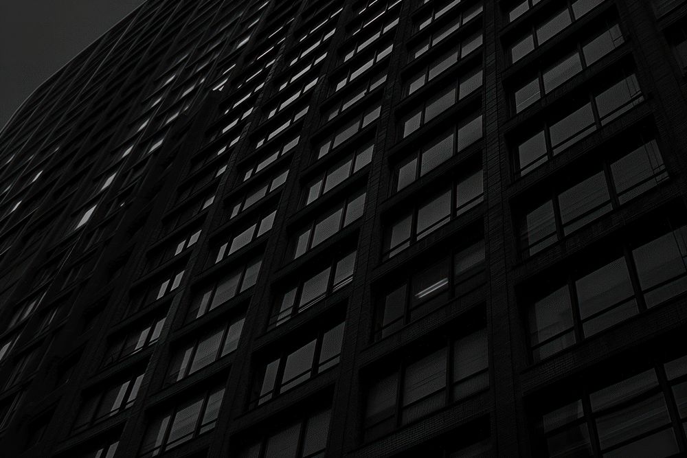 Building architecture skyscraper black.