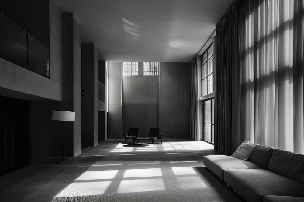 Contemporary interior design architecture furniture flooring.