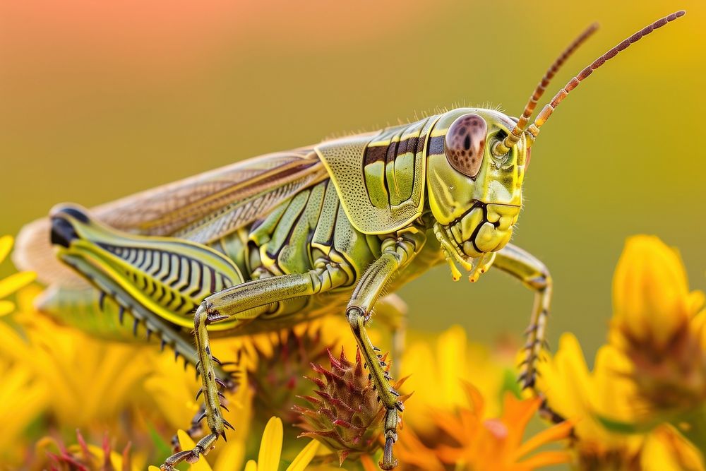 Insect grasshopper animal magnification.