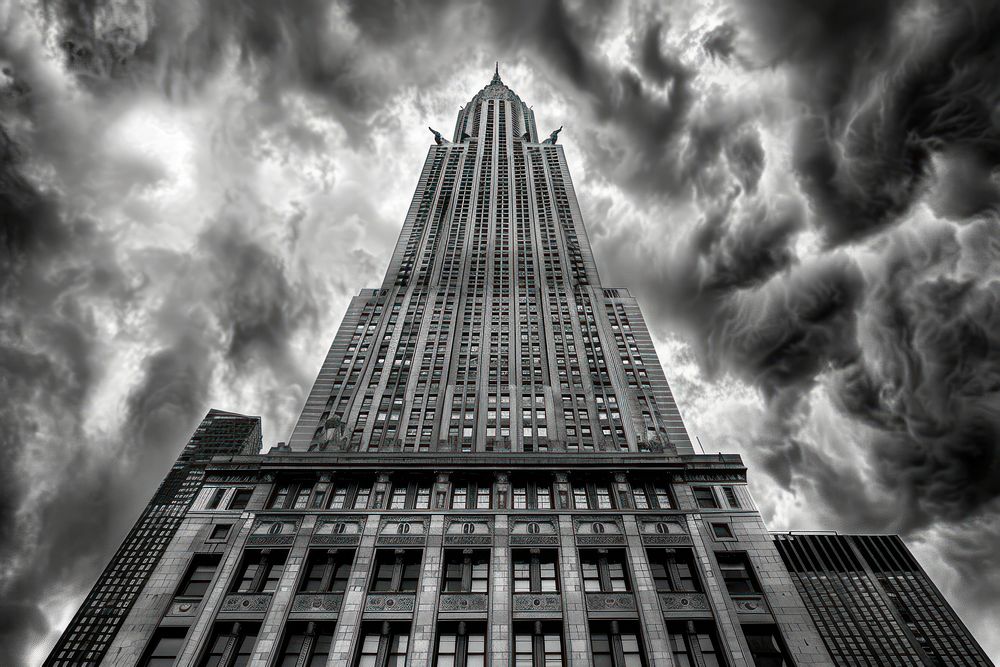 New york building architecture landmark tower.