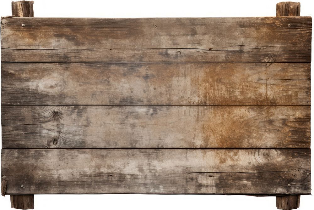 Old weathered wooden sign backgrounds furniture old.