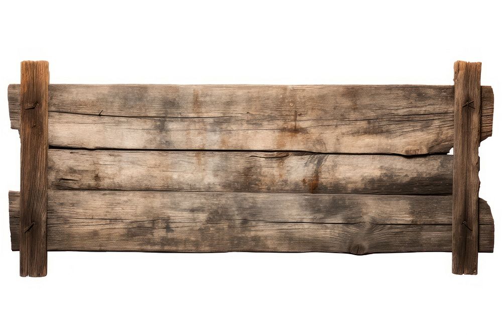Old weathered wooden sign backgrounds furniture lumber.