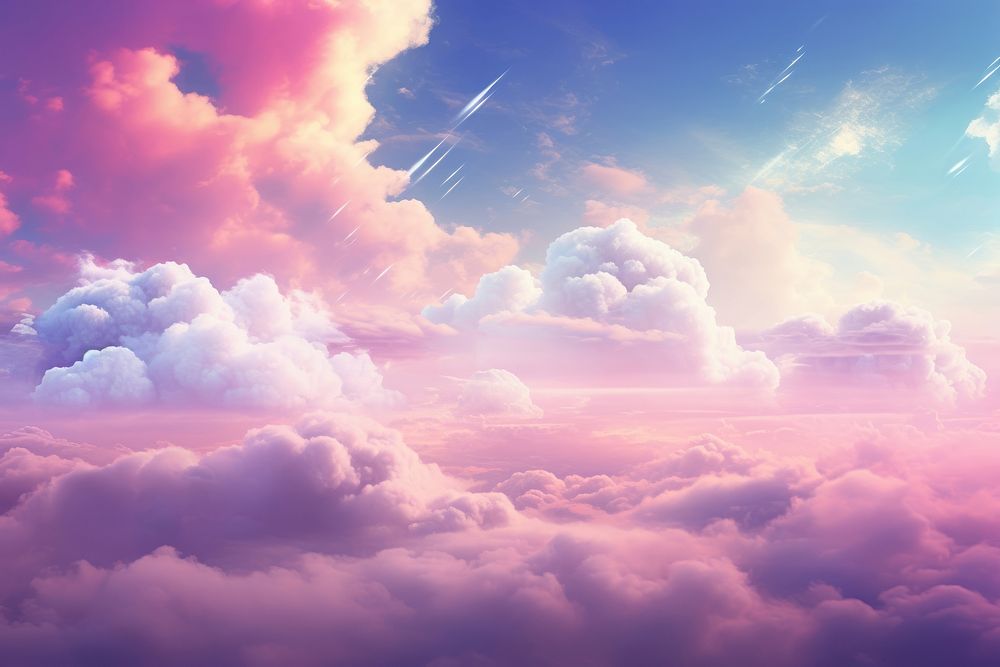 Pastel cloud sky galaxy backgrounds outdoors nature.