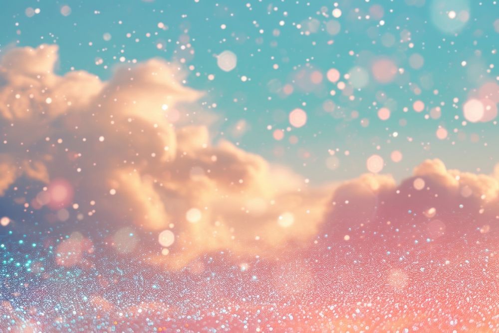 Pastel galaxy on sky backgrounds outdoors glitter.