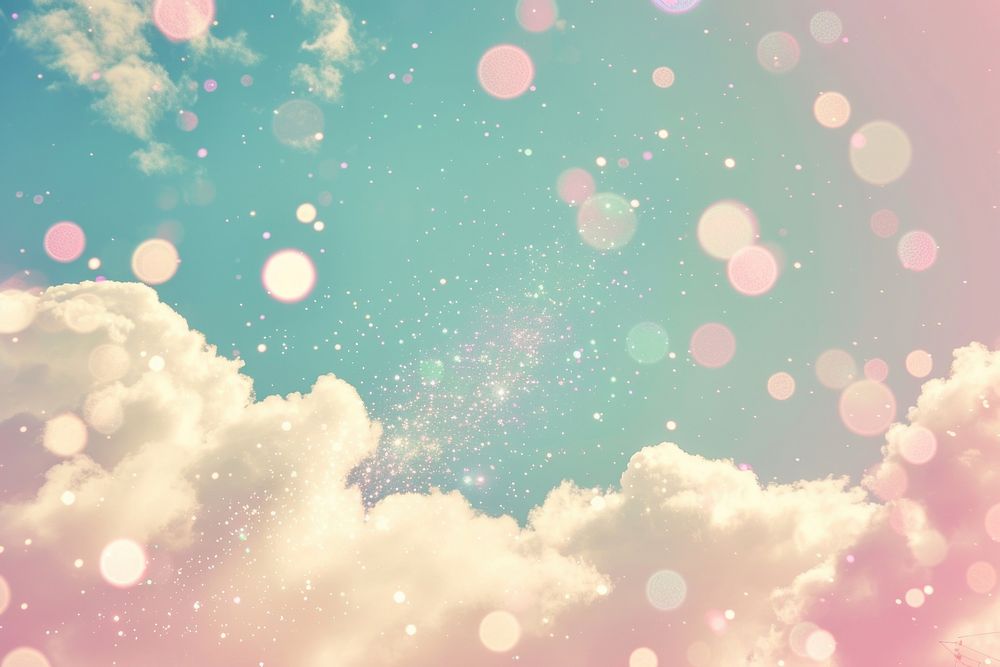 Pastel galaxy on sky backgrounds sunlight outdoors.