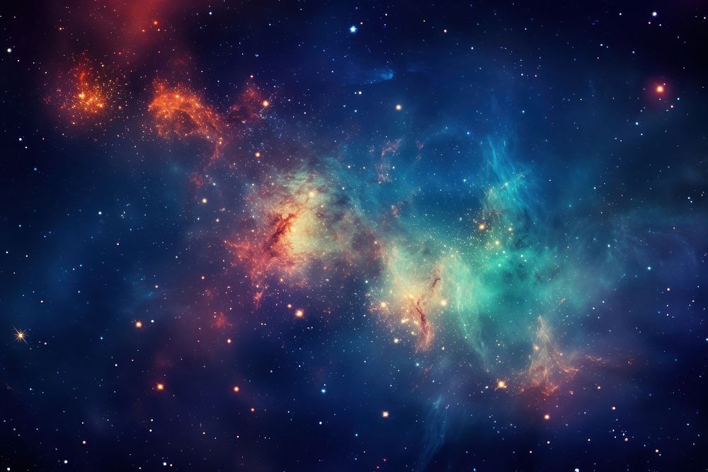 Star universe on galaxy backgrounds astronomy outdoors.