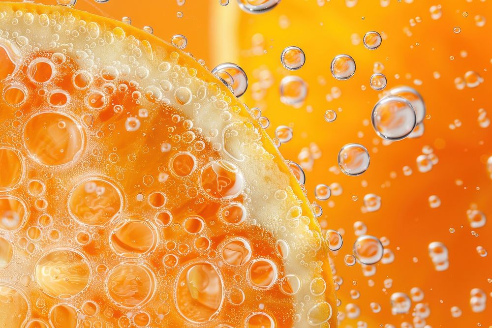 Orange fruits background backgrounds bubble food.