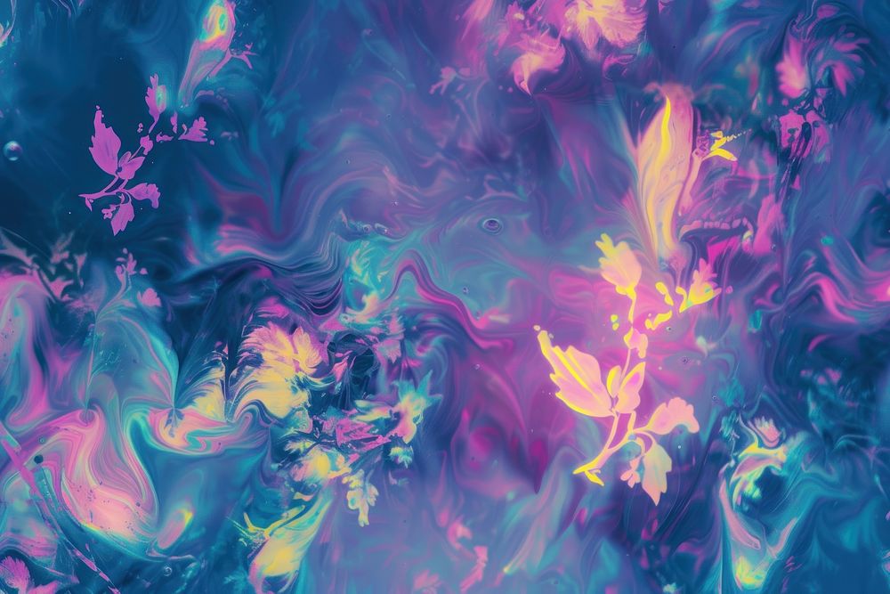 Bioluminescence unicorn background backgrounds painting pattern.