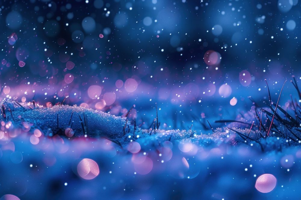 Bioluminescence winter snow background backgrounds outdoors nature.