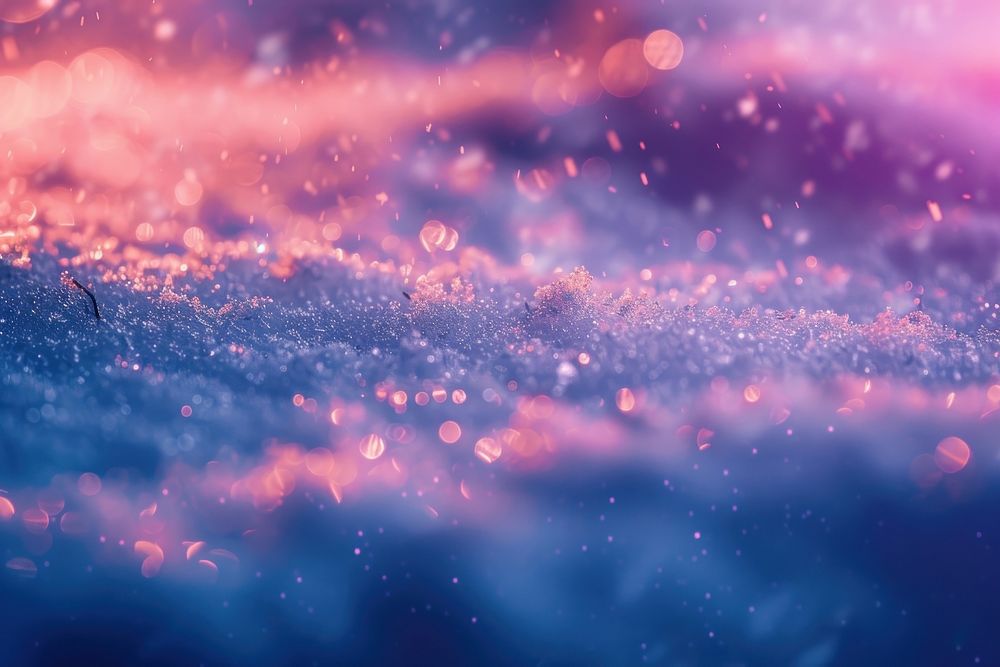 Bioluminescence winter snow background backgrounds outdoors glitter.