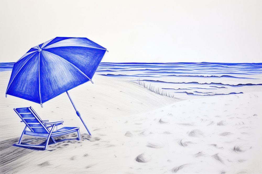 Beach drawing furniture outdoors.