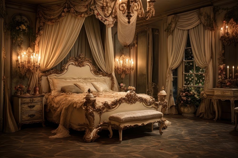 Soft vintage bedroom furniture christmas architecture.