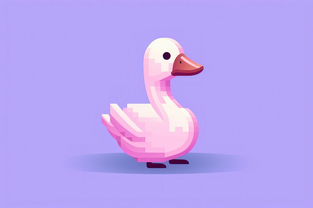 Goose pixel animal nature bird.