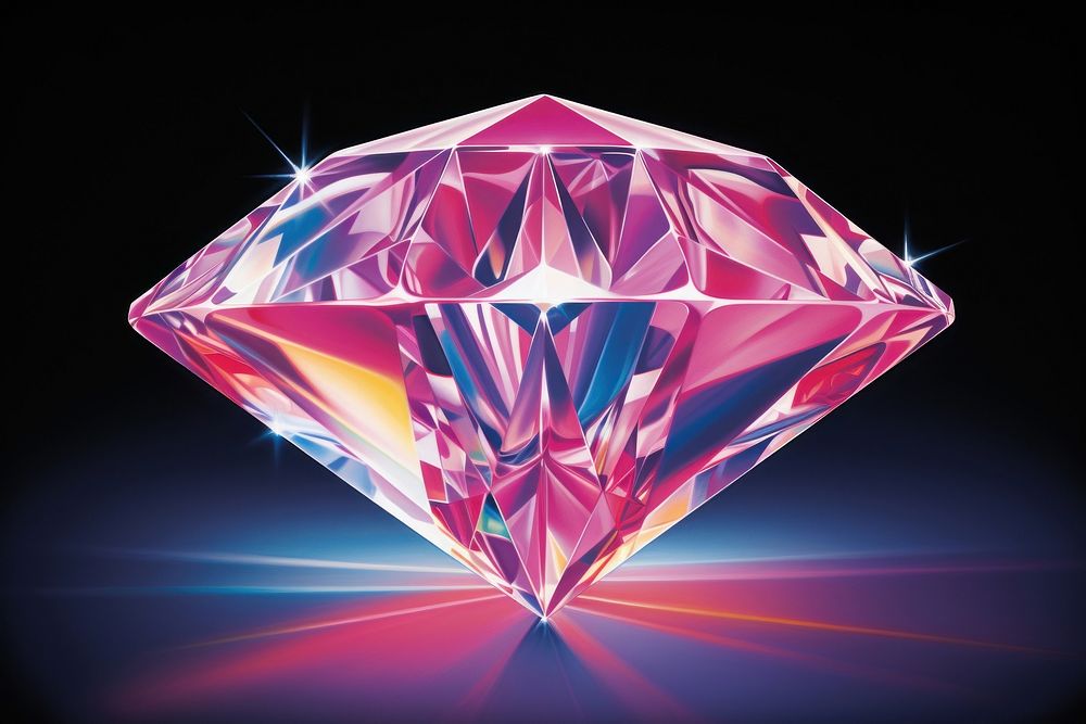 Diamond gemstone jewelry crystal.