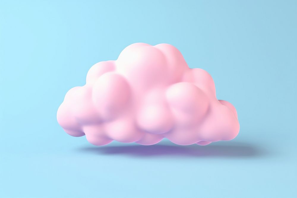 A cloud pink blue softness.