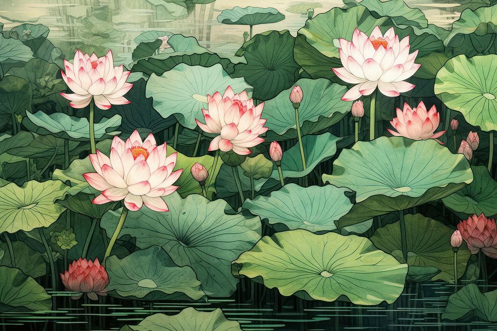 Lotus backgrounds flower plant.