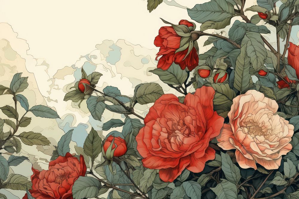 Rose rose art backgrounds.