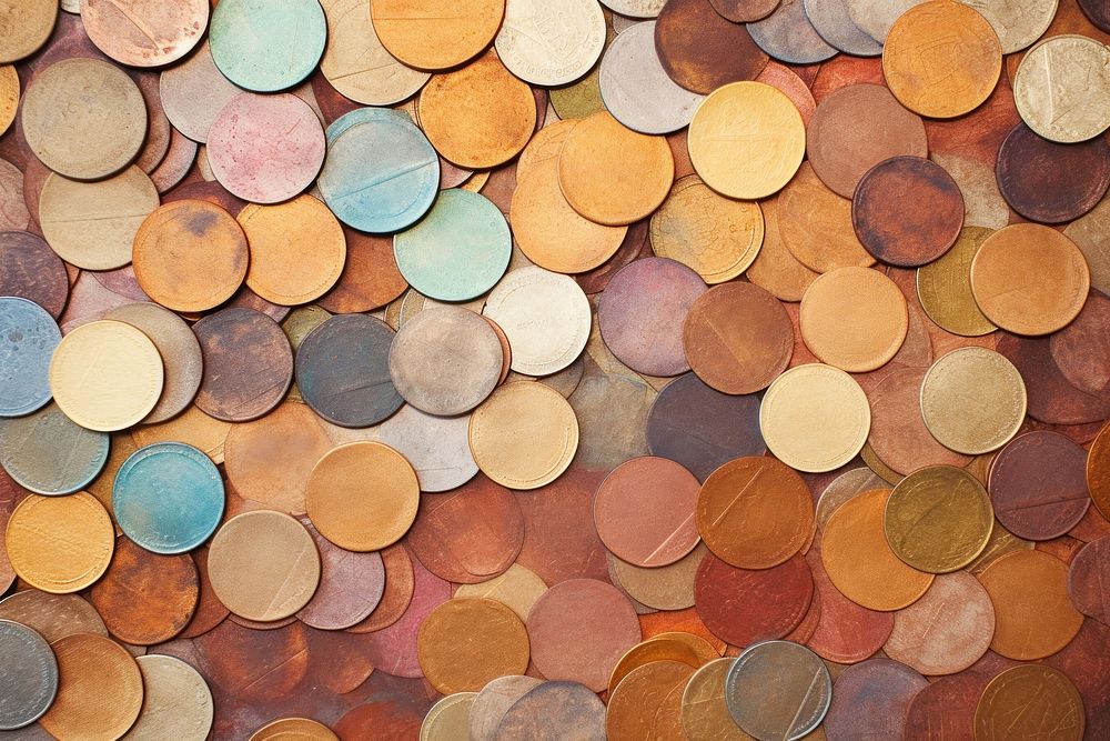 Coins background backgrounds money arrangement.