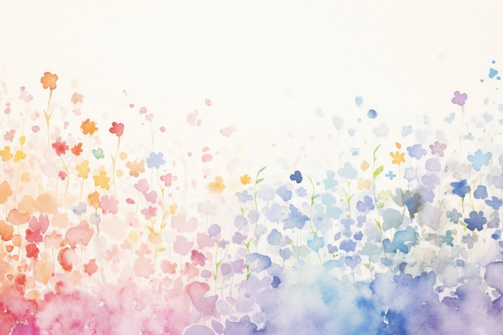 Flowers background painting backgrounds paper.
