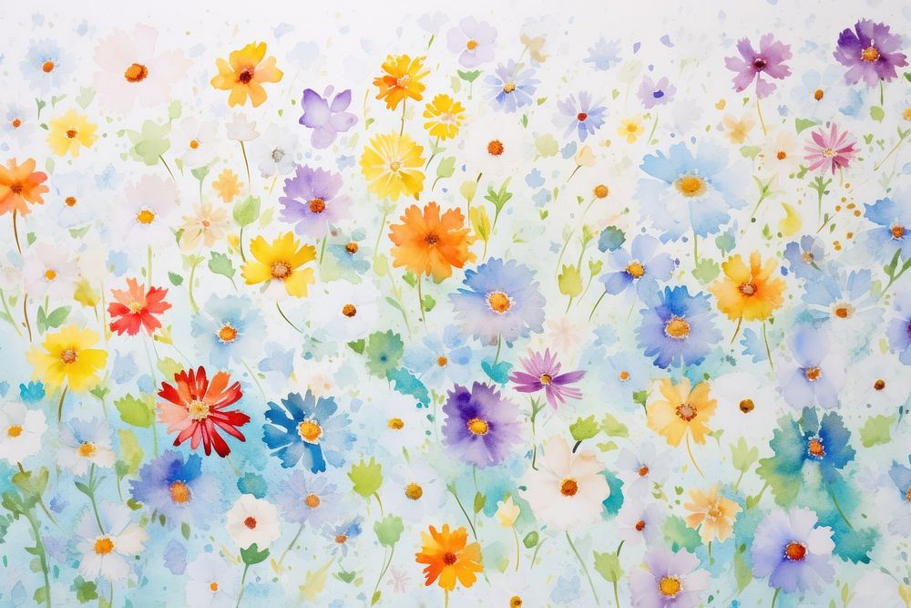Flowers background painting backgrounds outdoors.