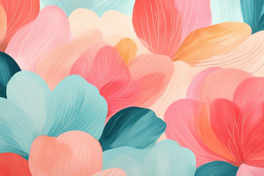 Memphis spring flowers illustration background backgrounds abstract textured.