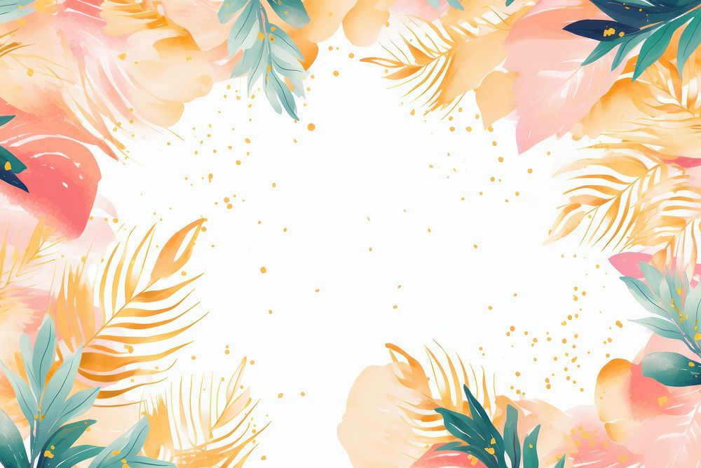 Abstract art gold tropical leaves backgrounds abstract outdoors.