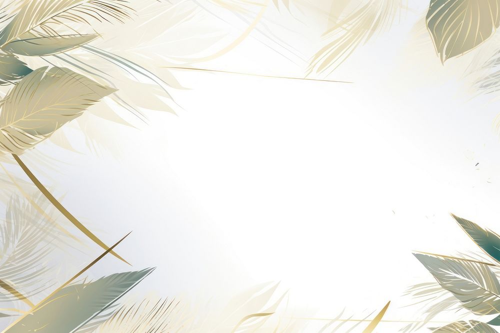 Abstract art gold tropical leaves backgrounds sunlight abstract.