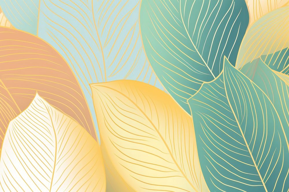 Abstract art gold tropical leaves leaf backgrounds abstract.