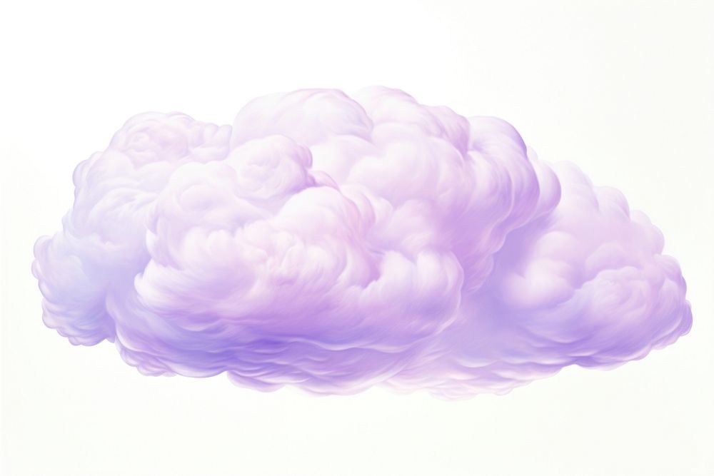 Cloud nature sky white background.