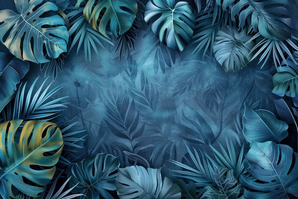 Blue tropical backgrounds nature plant.