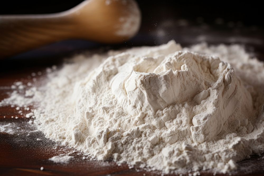 Baking flour food powder.