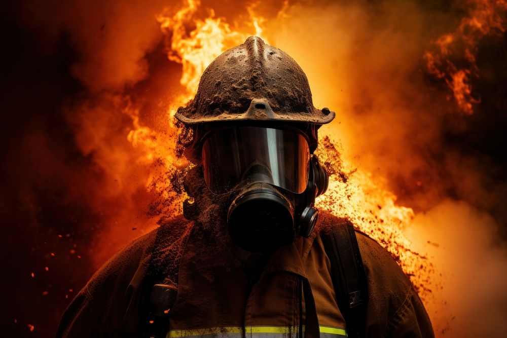 Firefighter extinguishing protection screenshot.