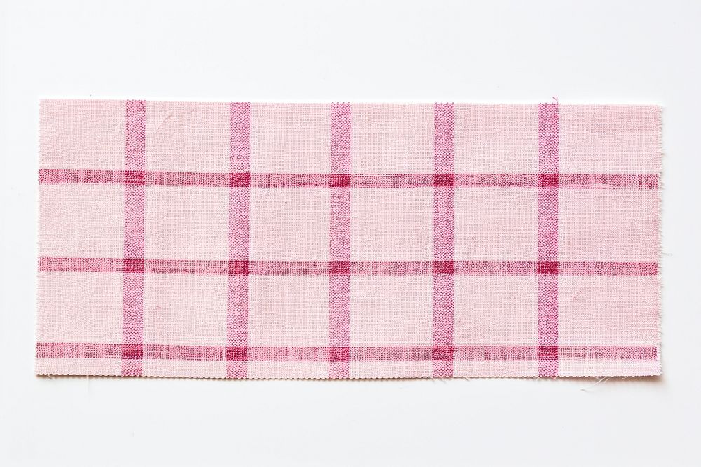 Pink tartan pattern texture pattern adhesive strip white background tablecloth blackboard.