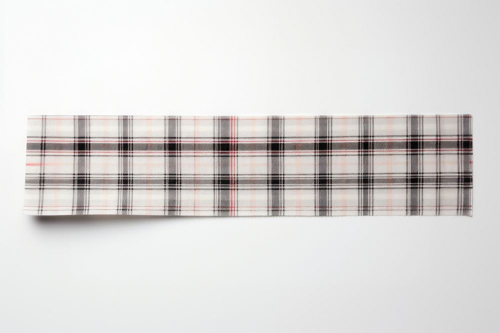 Whitr tartan pattern texture pattern adhesive strip plaid white background tablecloth.