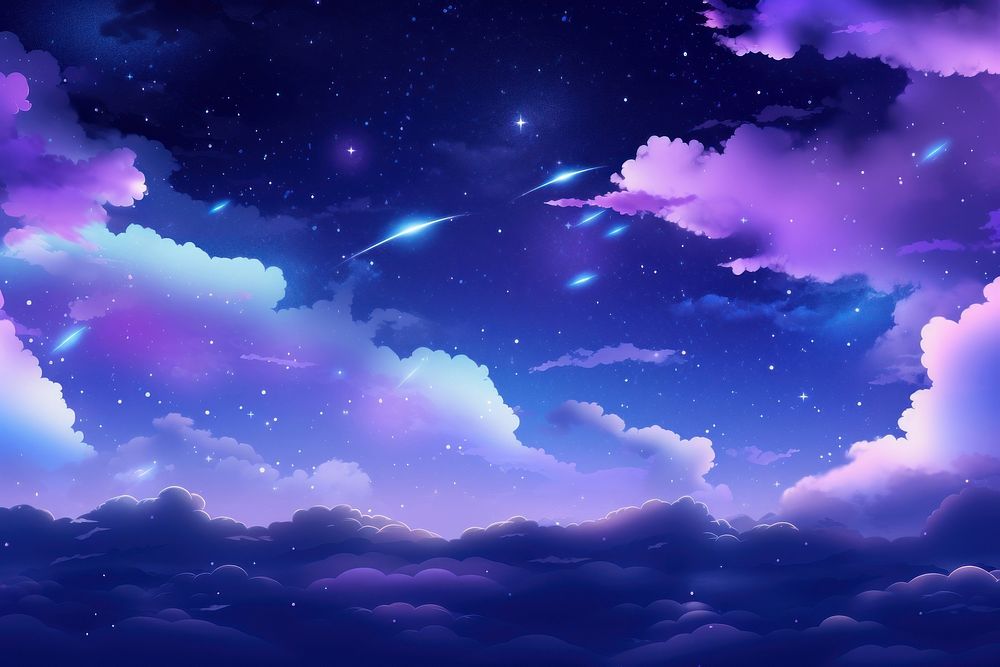 Neon night sky backgrounds outdoors nature.