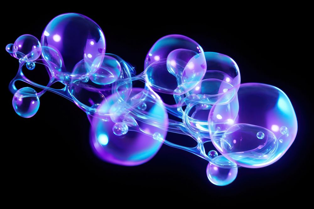 Bubbles light purple lightweight.