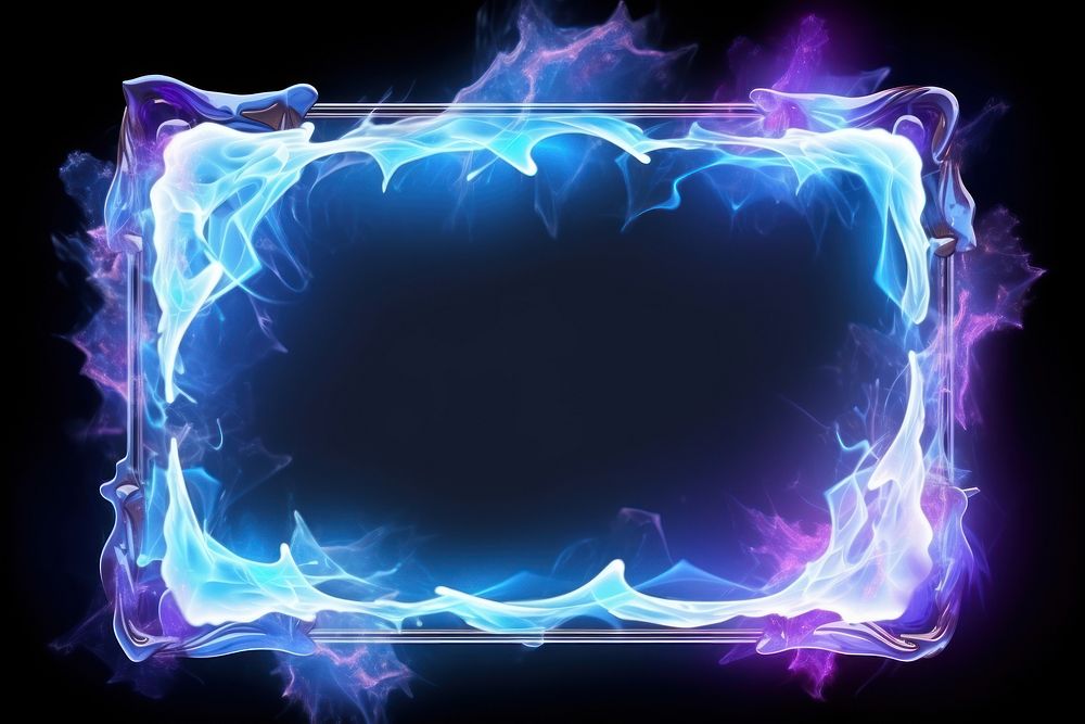 Neon frame fire backgrounds glowing.
