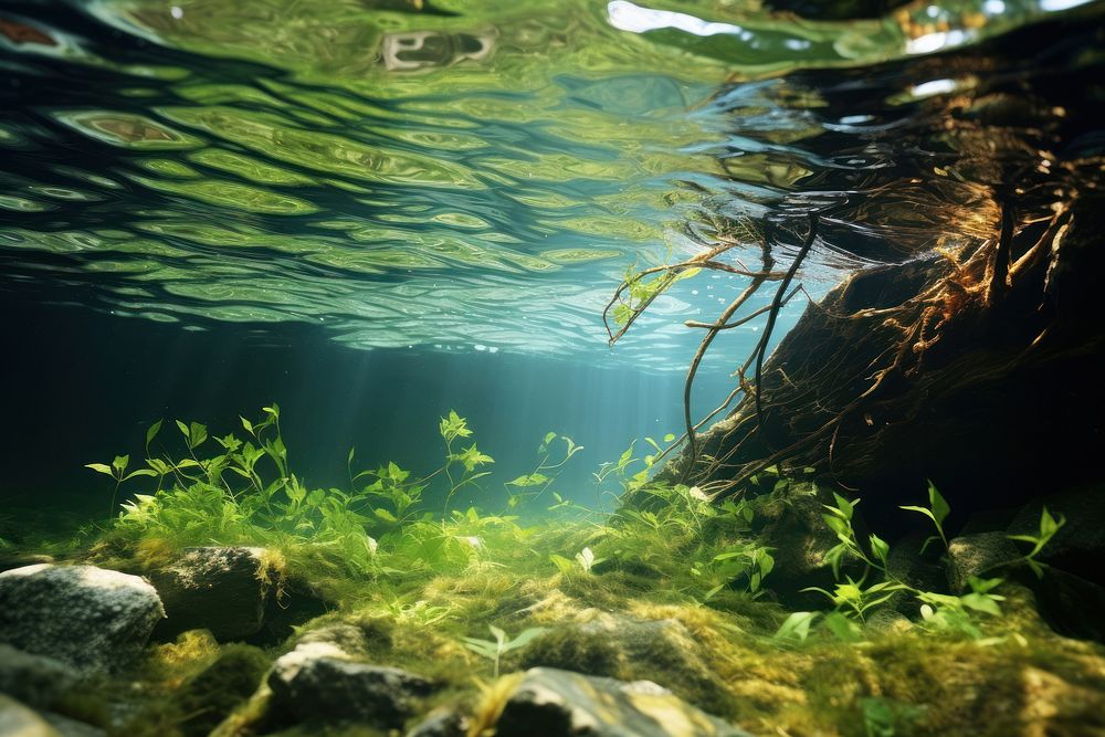 Seaweed underwater outdoors nature.