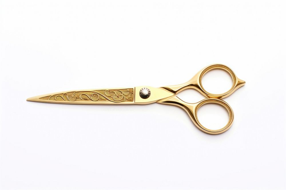 Scissors gold weaponry dagger.