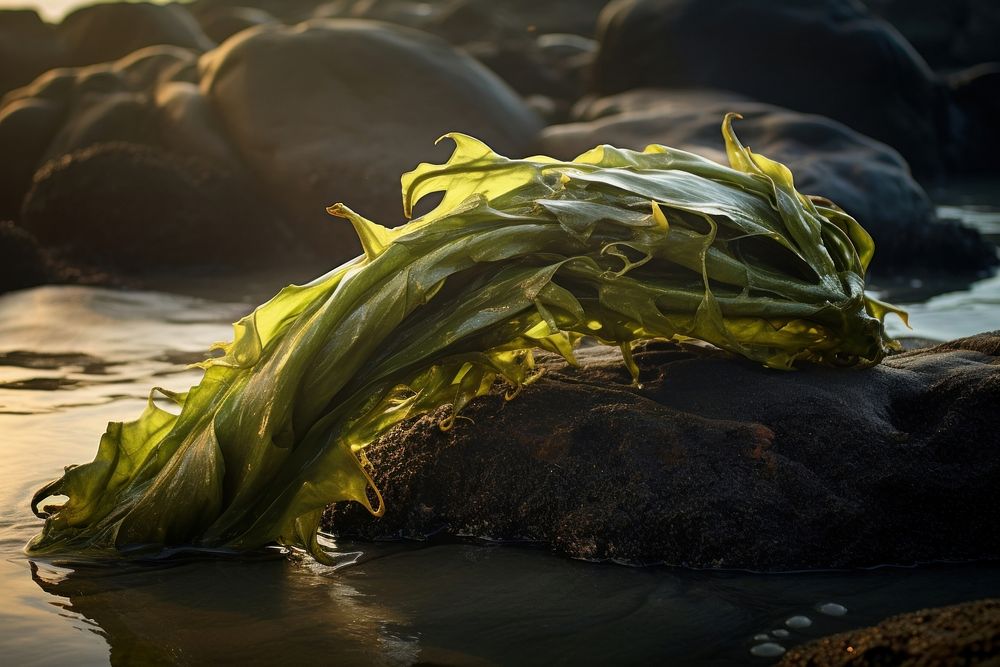 Seaweed tranquility freshness vegetable.